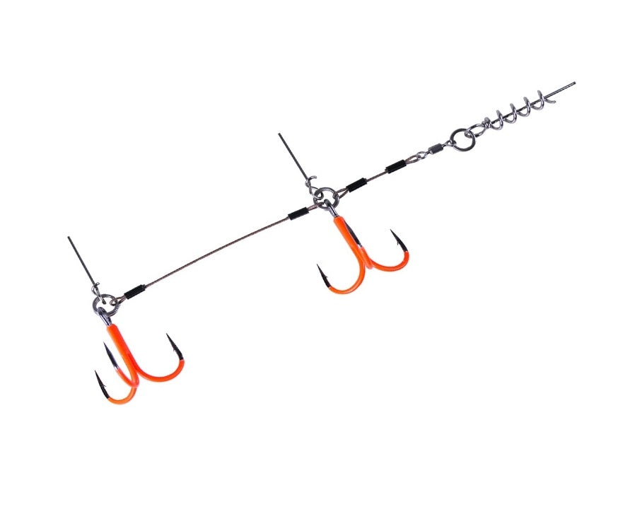 KP Baits Stinger Rig UV 1/0 (2 āķi)
