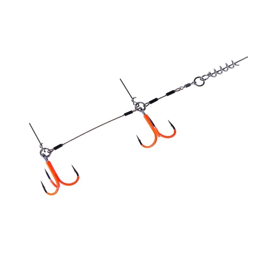 KP Baits Stinger Rig UV 1/0 (2 āķi)