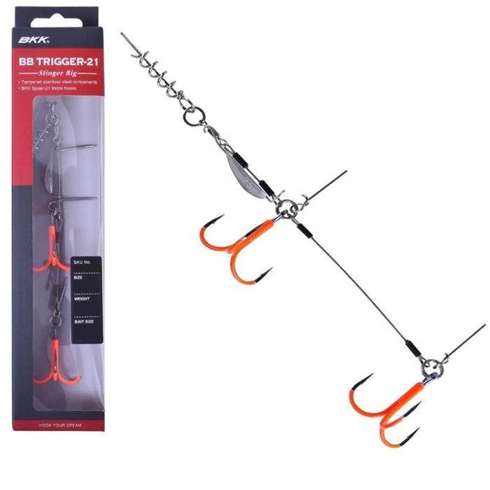BKK BB Trigger-21 UVO Stinger Small #1/0 1 gab. stinger pavadiņa
