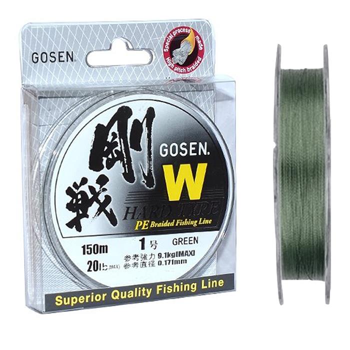 Gosen W4 Hard Type Moss Green 150 m pītā aukla