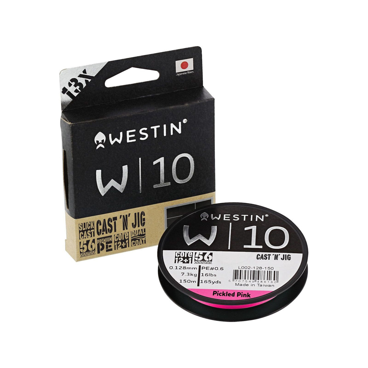 Westin W10 aukla Cast 'N' Jig 13 Braid Pickled Pink - 0,128mm 110m 7,4kg