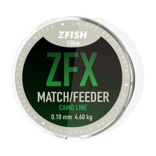 Match / Feeder CamoLine aukla monofīlā 0.18mm 150m 4.6kg
