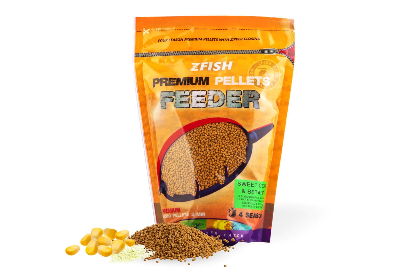 ZFISH Micro Method Feeder Pellets 2 mm/700g