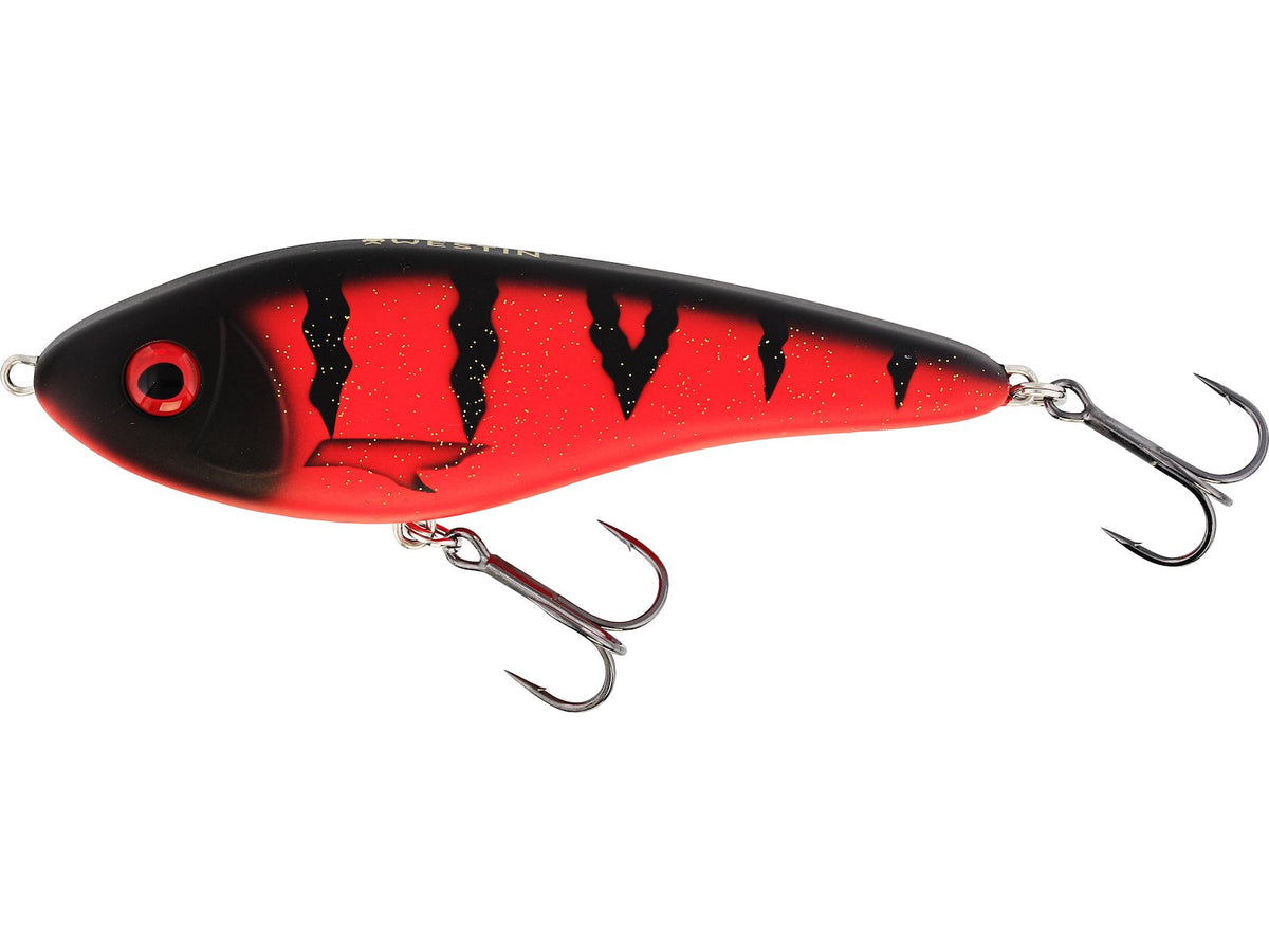 Westin Jerk 14 cm 60 g suspendējošs vobleris - Fire