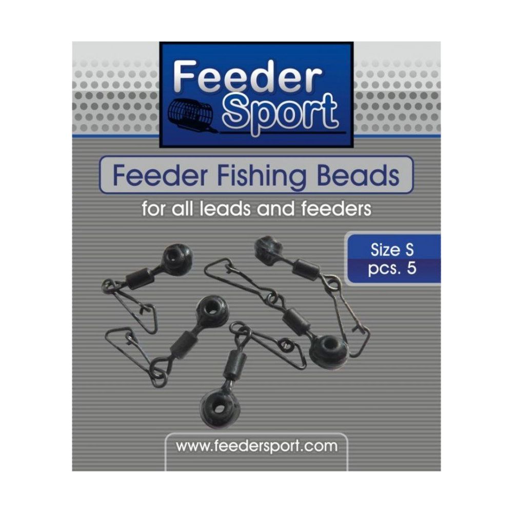 Feeder Sport Fishing Beads S pērlītes ar aizdari