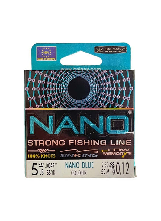 Nano Blue monofīlā aukla 0.20mm 50m 6.0kg