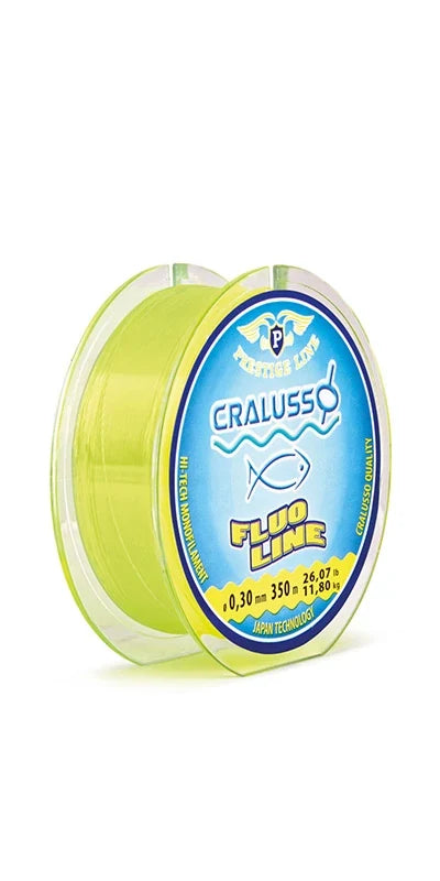 Cralusso Fluo-yellow Prestige Fluo Yellow 350 m monofīlā aukla