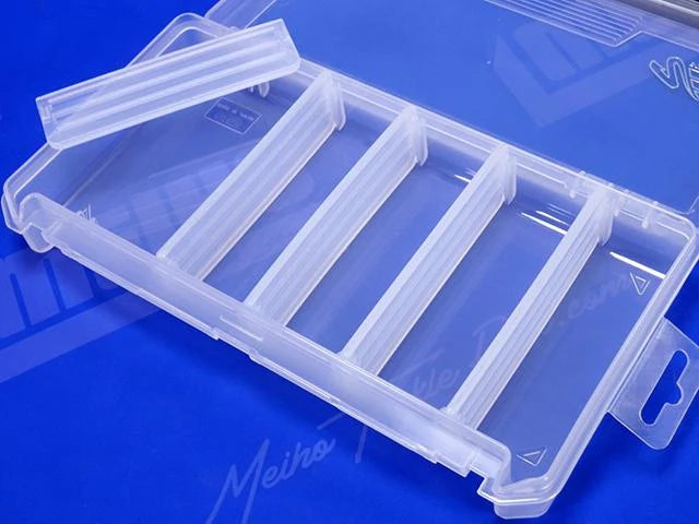 MEIHO Versus VS-820NDM Clear makšķerēšanas piederumu kaste 233×127×34 mm
