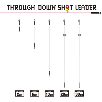 Through Down Shot Leader EX-Short 2 cm (5vnt.) pavadiņa