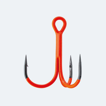 BKK Spear-21 UVO trīsžuburu āķi Orange #2 (5 gab.)