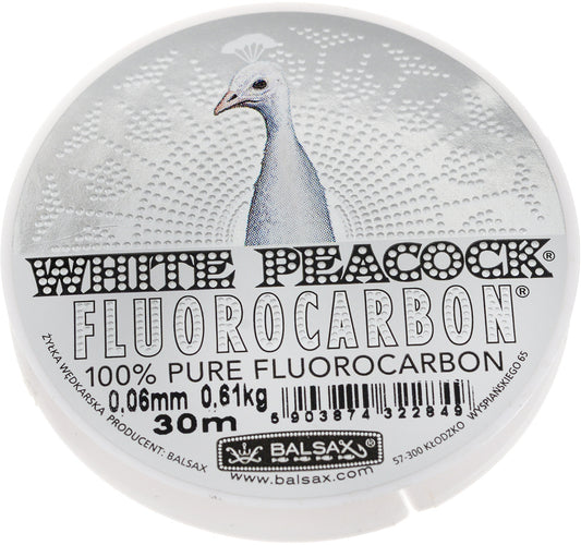 Balsax White Peacock fluorokarbona aukla 0.25mm 50m 5.53kg