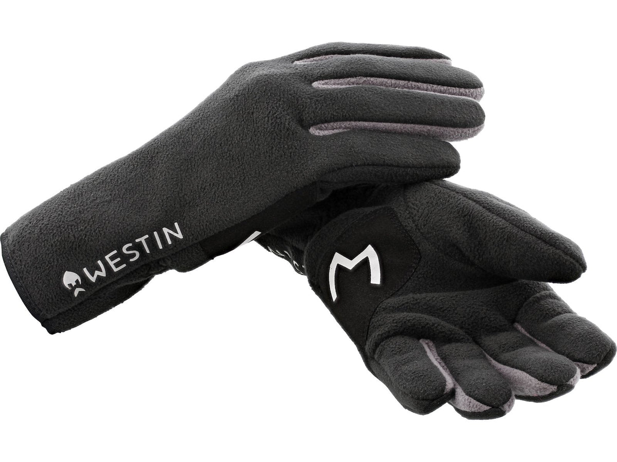 Westin Full Fleece Gloves flīsa cimdi Carbon Black