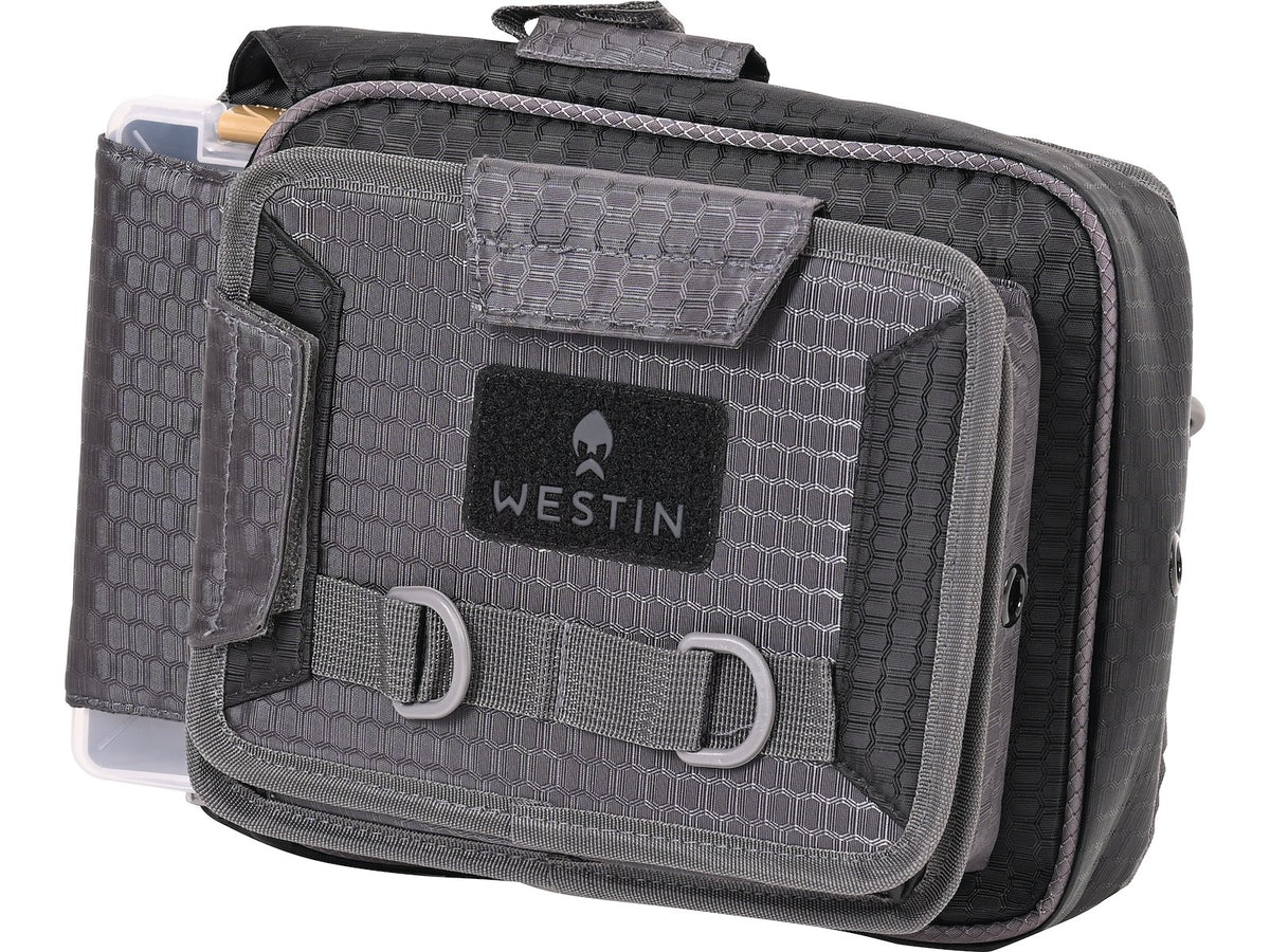 Westin W4 Quick Bag S makšķerēšanas soma ar 2 piederumu kastēm