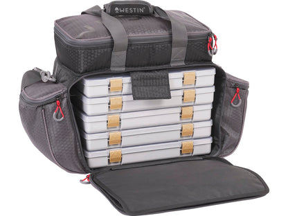 Westin W4 Master Lure Bag makšķerēšanas soma ar 5 piederumu kastēm