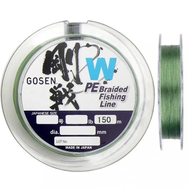Gosen W4 PE Green 150 m pītā aukla