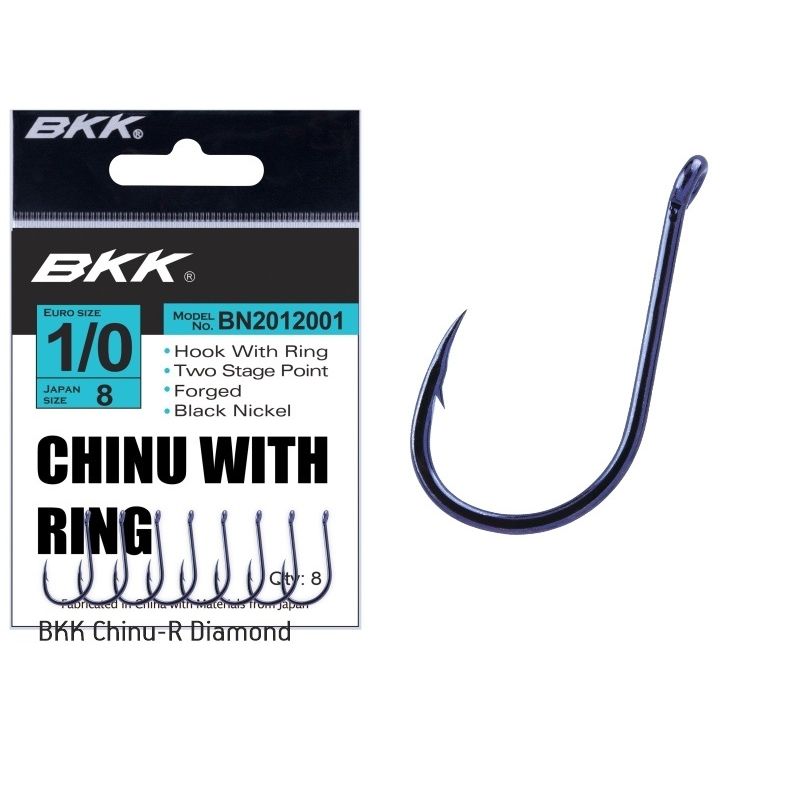 BKK Chinu-R Diamond vienžubura āķi 2# (8 gab.)