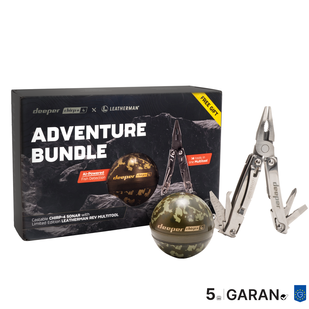 Deeper CHIRP+ 4.0 Adventure Bundle komplekts — papildattēls 1
