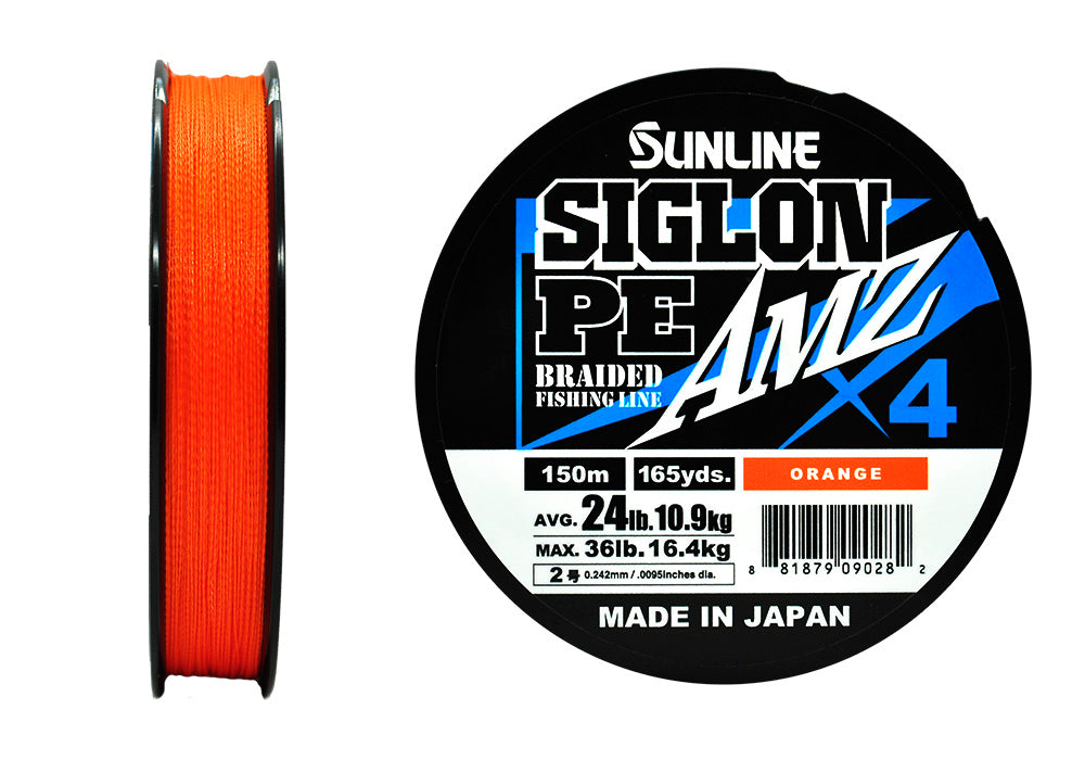 Sunline Siglon PEx4 AMZ Orange 150 m pītā aukla