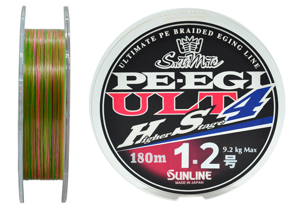Sunline SM PE EGI ULT HS4 HG 180 m pītā aukla
