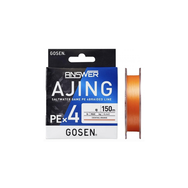Gosen Answer Ajing PEx4 150 m pītā aukla