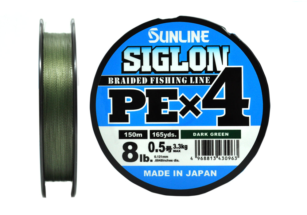 Sunline Siglon PEx4 Dark Green 150 m pītā aukla