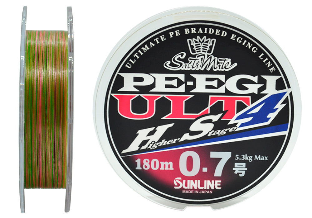 Sunline SM PE EGI ULT HS4 HG 180 m pītā aukla