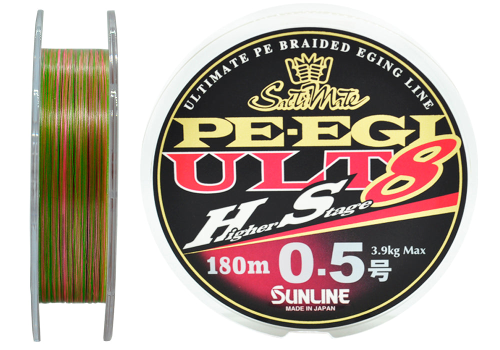 Sunline SM PE EGI ULT HS8 HG 180 m pītā aukla