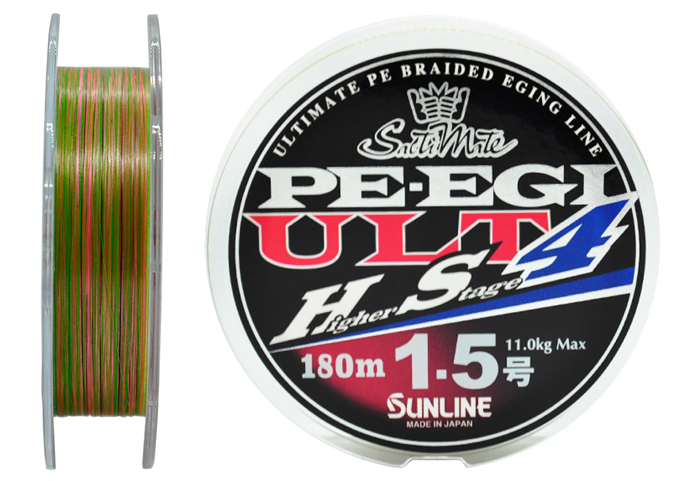 Sunline SM PE EGI ULT HS4 HG 180 m pītā aukla