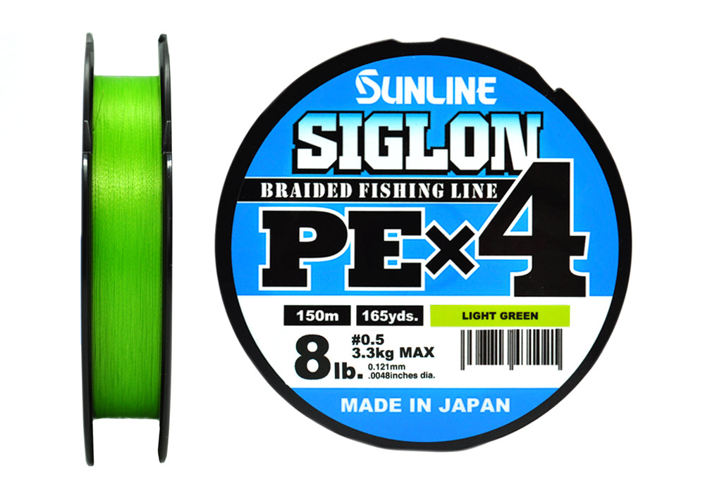 Sunline Siglon PEx4 Light Green 150 m pītā aukla