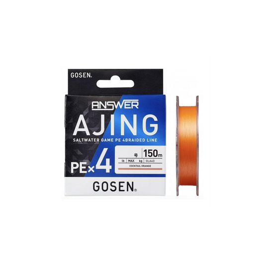 Gosen Answer Ajing PEx4 150 m pītā aukla