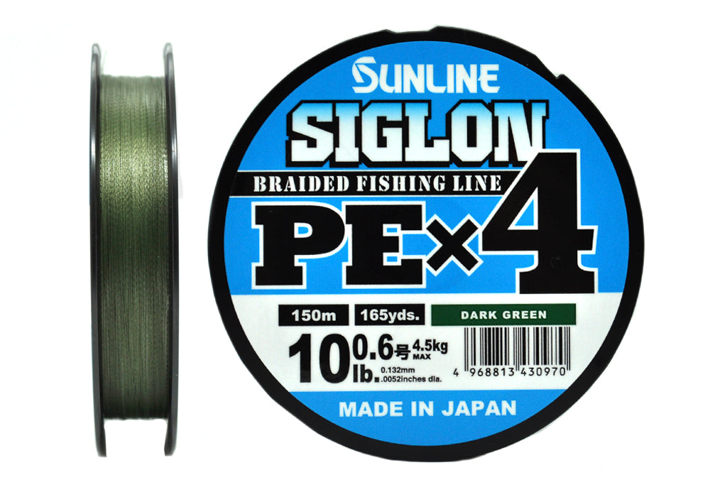 Sunline Siglon PEx4 Dark Green 150 m pītā aukla