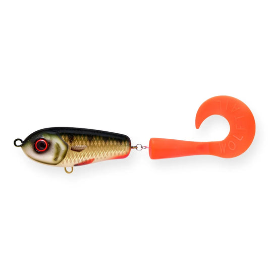 Wolf Tail Jr sinking jerk bait 16cm in action