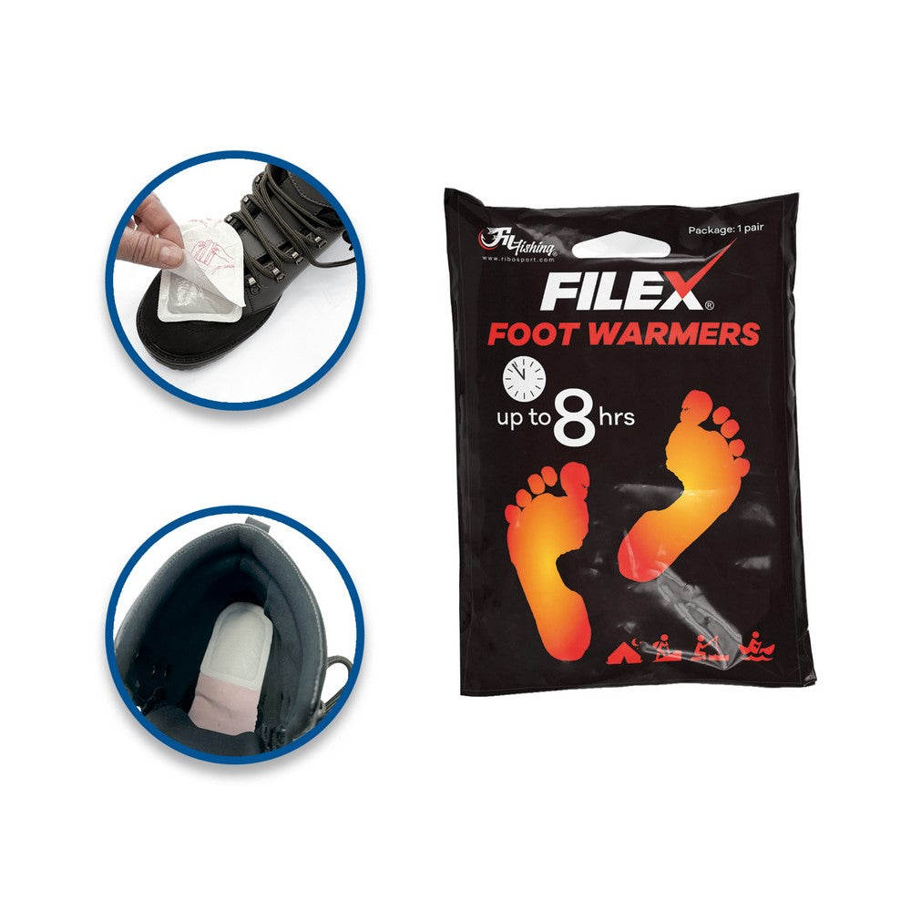 Filfishing Filex pēdu sildītāji, 2 gab.