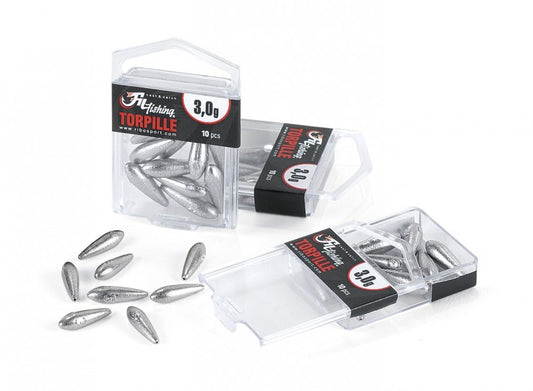 FILFISHING Torpēdas formas svini 9 g (10 gab.)