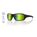 Westin W6 Sport 15 polarizētās saulesbrilles - Matte Black - LB Green LM Green AR Green
