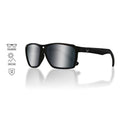 Westin W6 Street 150 polarizētās saulesbrilles - Matte Black - LB Smoke LM Blue White AR Blue