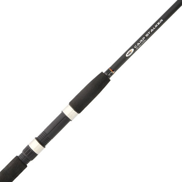 NGT Carp Stalker kāts 8 ft, 2 daļas, melns, 1+1