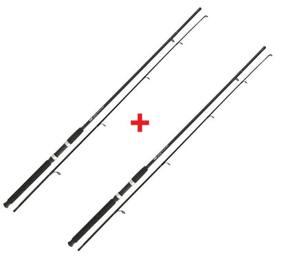 NGT Carp Stalker kāts 8 ft, 2 daļas, melns, 1+1