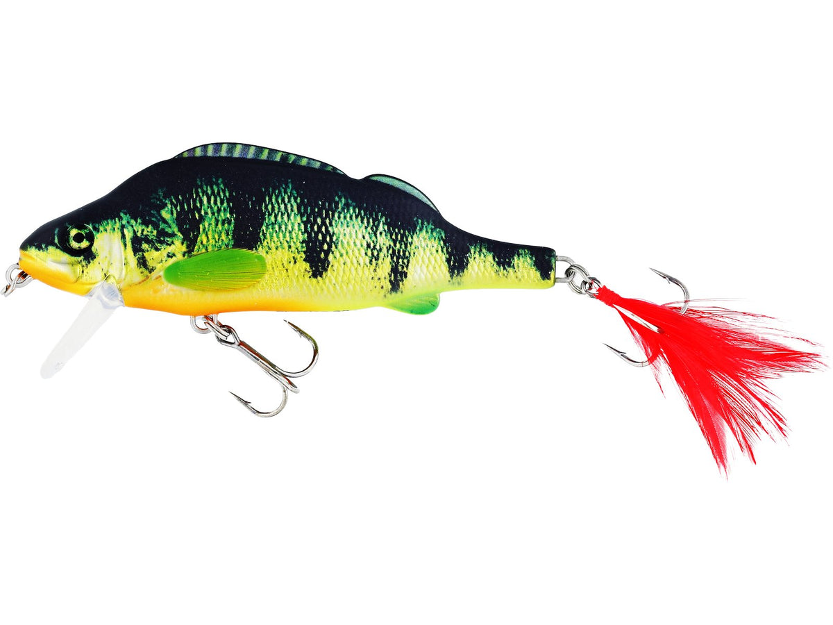 Westin Percy the Perch Crankbait 10 cm 20 g peldošs vobleris - Real Chartreuse Perch