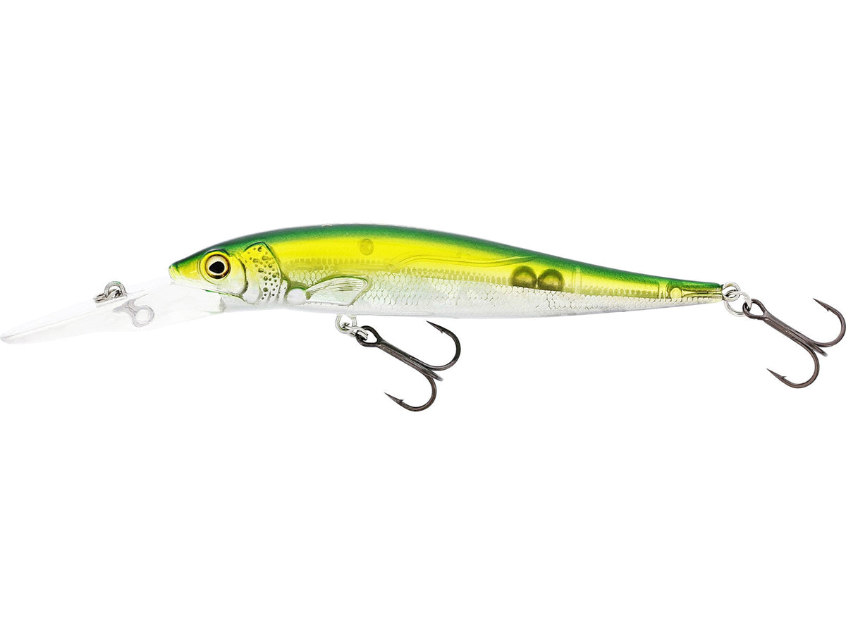 Westin Jerkbite MR 7,5 cm 6 g suspendējošs vobleris Olive Minnow
