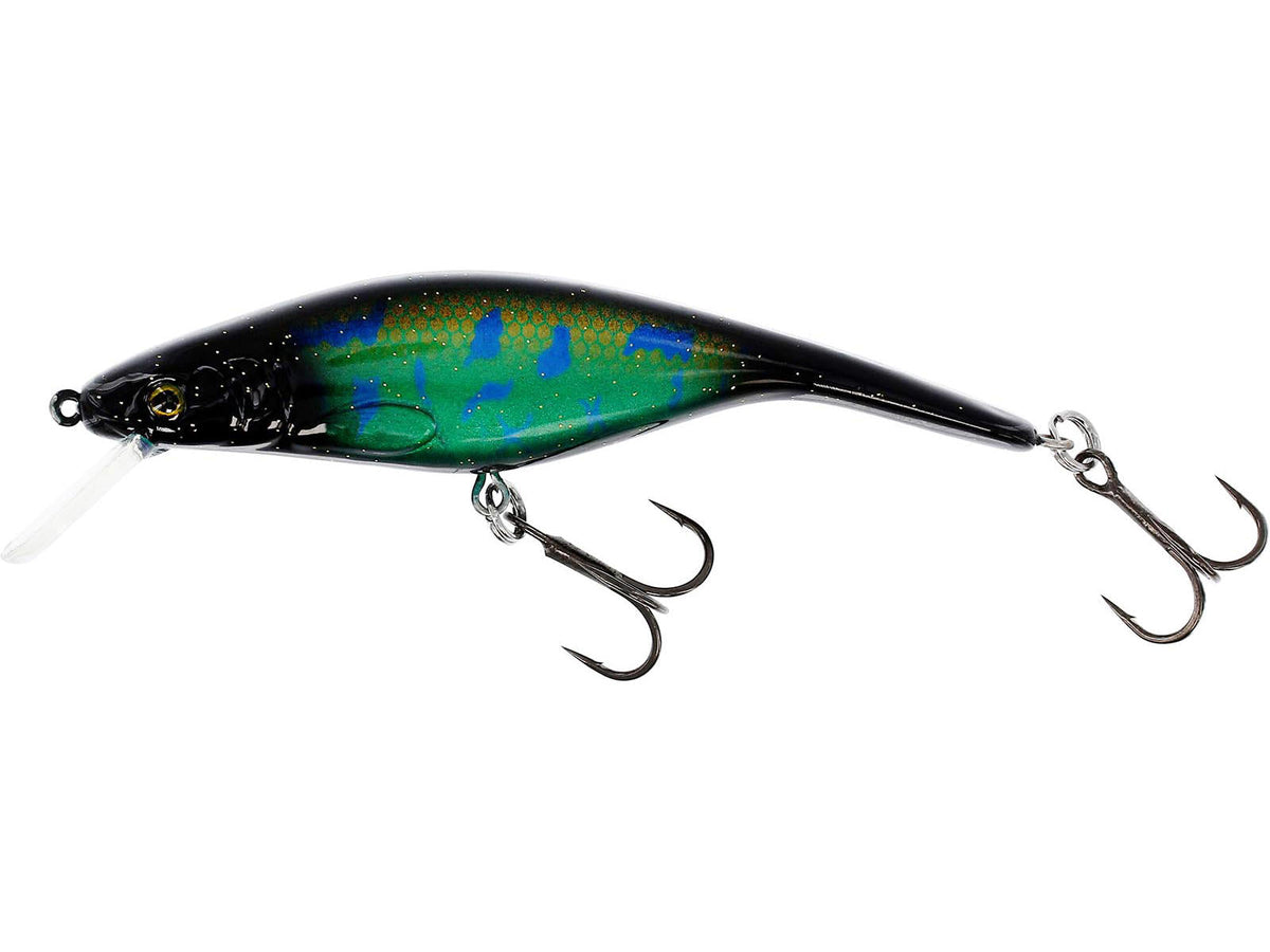 Westin P10SR Crankbait 10 cm 15 g peldošs vobleris UV Dark Burbot