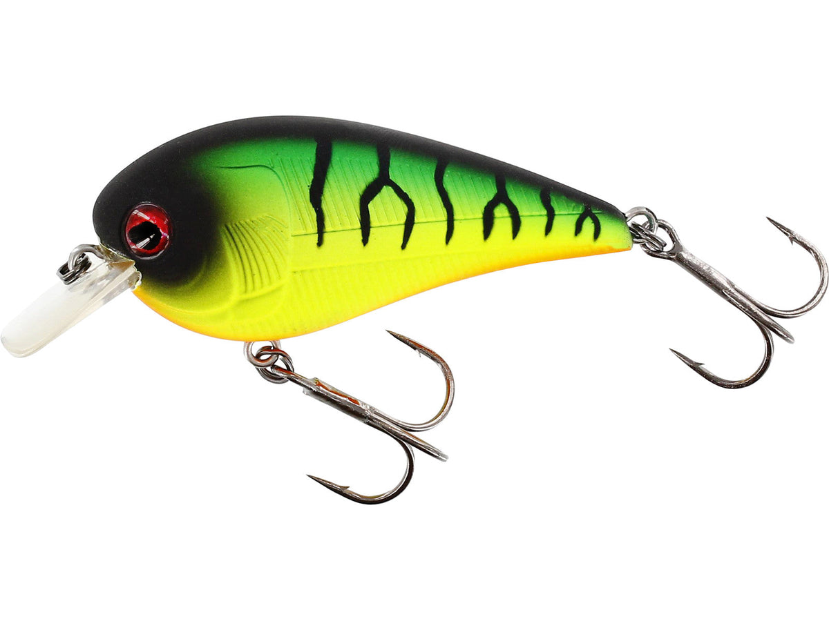 Westin BassBite 1,5 SQUAREBILL 6 cm 13 g peldošs vobleris Firetiger