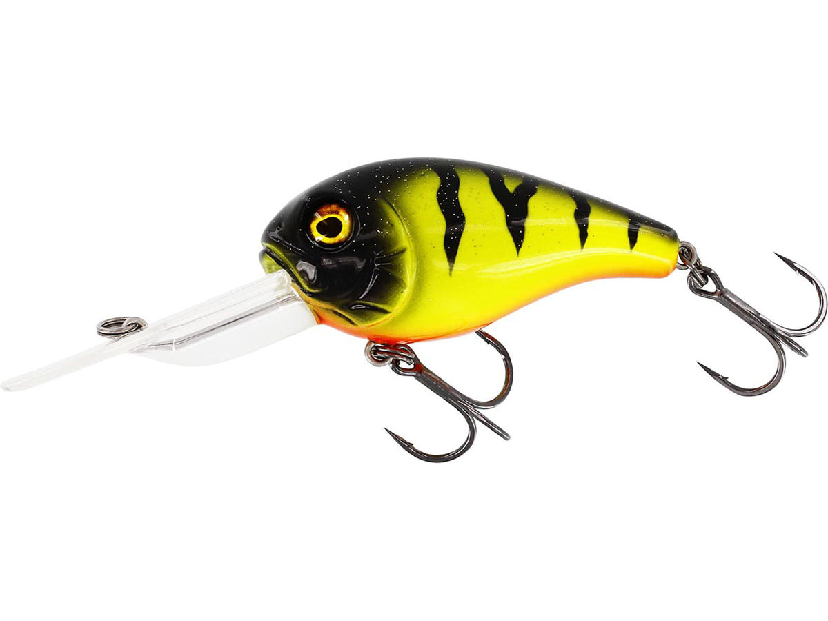 Westin MegaBite DR Crankbait 6 cm 19 g peldošs vobleris Fire Perch