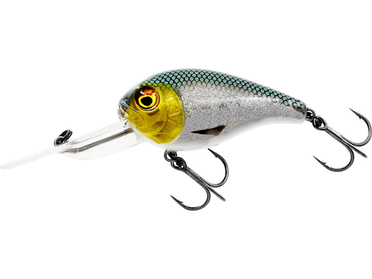 Westin MegaBite DR Crankbait 6 cm 19 g peldošs vobleris 3D Headlight