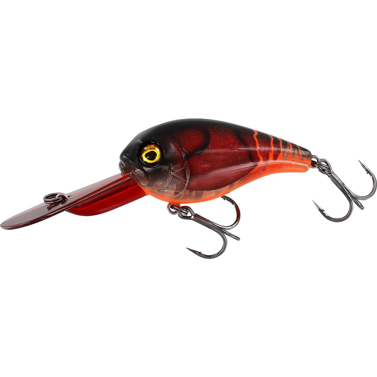 Westin MegaBite DR Crankbait 6 cm 19 g peldošs vobleris 3D Fire Craw