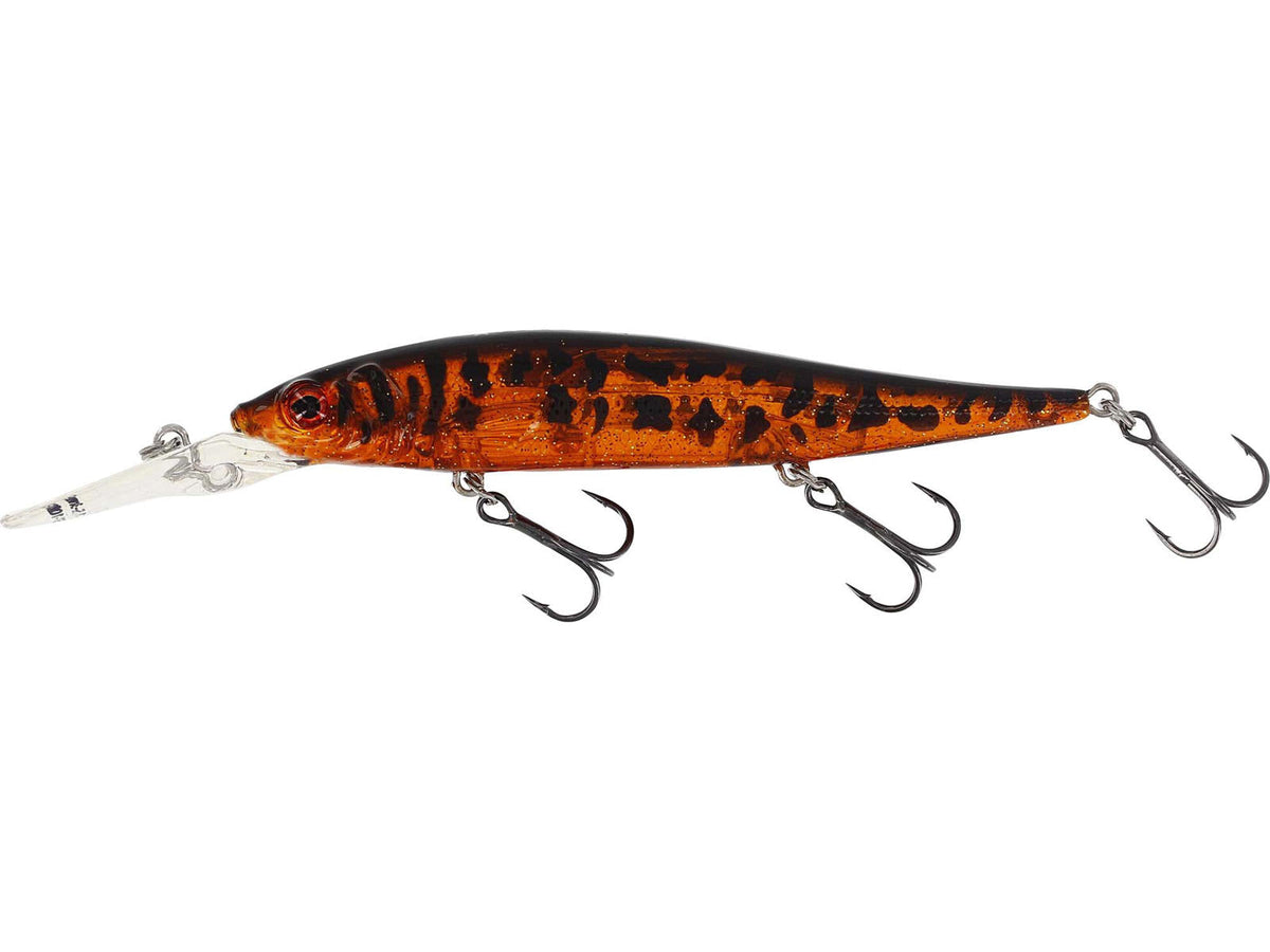 Westin Jerkbite MR 11 cm 15 g suspendējošs vobleris Motoroil Burbot