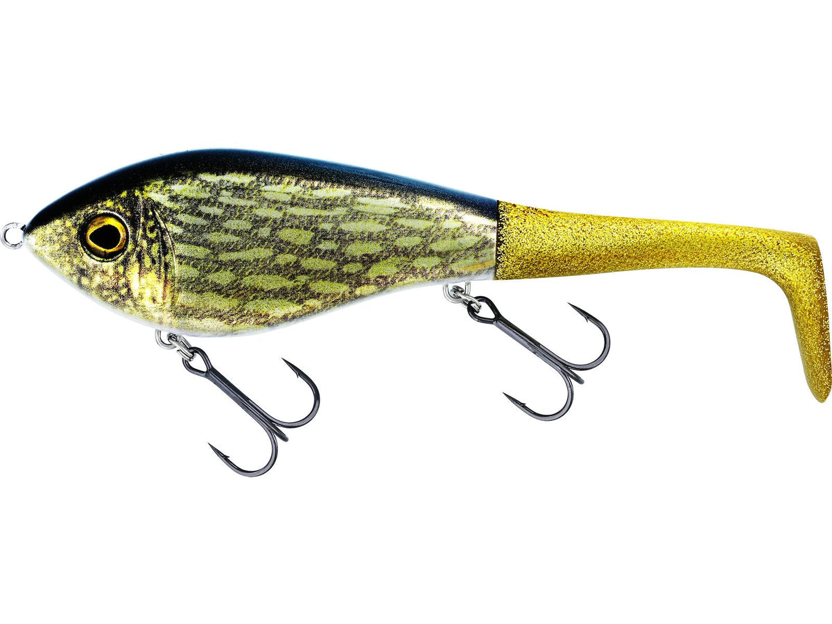 Westin Swim Tail 12 cm 62 g suspendējošs gumijas māneklis - Real Pike 1 body 2 tails