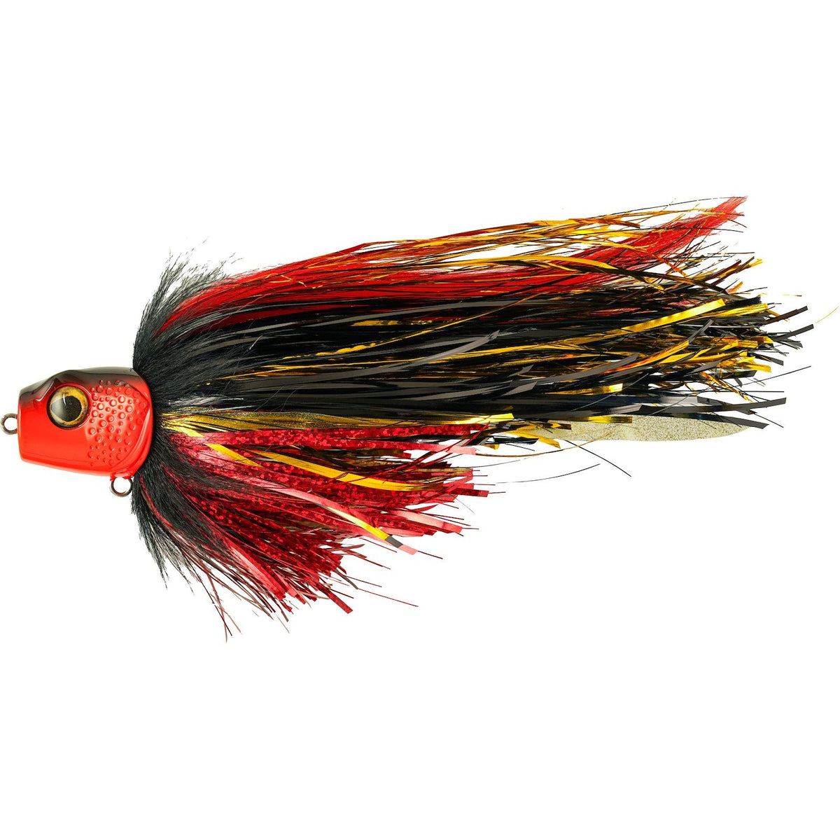 Westin Monsterfly 22 cm 44 g lēni grimstošs gumijas māneklis Fire