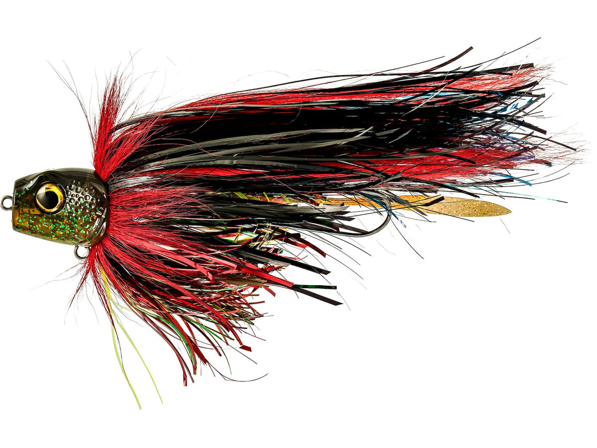 Westin Monsterfly 22 cm 44 g lēni grimstošs gumijas māneklis Motoroil Blood1 pc