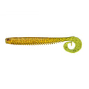 BITE ON Rib Worm 10 cm 5 g silikona māneklis (5 gab.) - #28 Caramel Oil